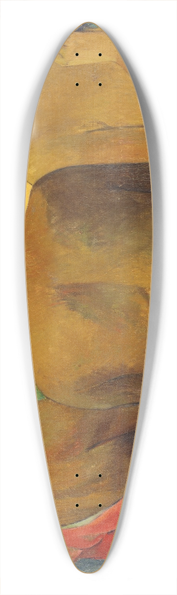Paul Gauguin - Three Tahitians 39.3 inch art pintail longboard deck