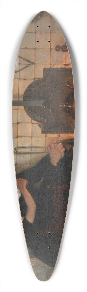 Paul Hoecker - Ein Wunsch 39.3 inch art pintail longboard deck