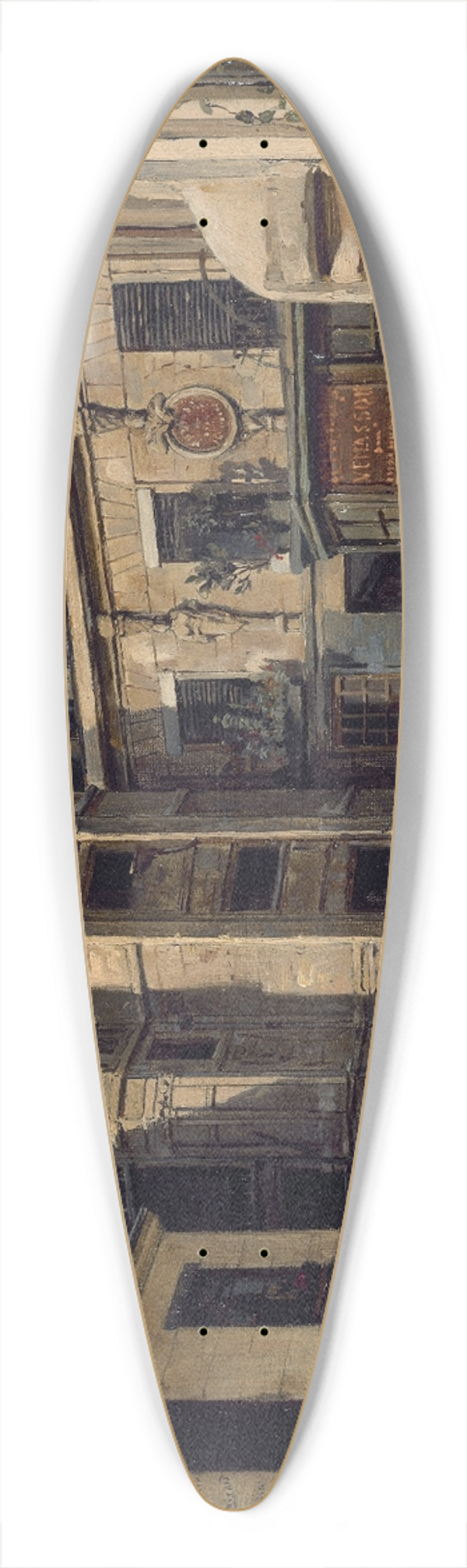 Paul-Joseph-Victor Dargaud - Lhtel du Prvt, Passage Charlemagne 39.3 inch art pintail longboard deck