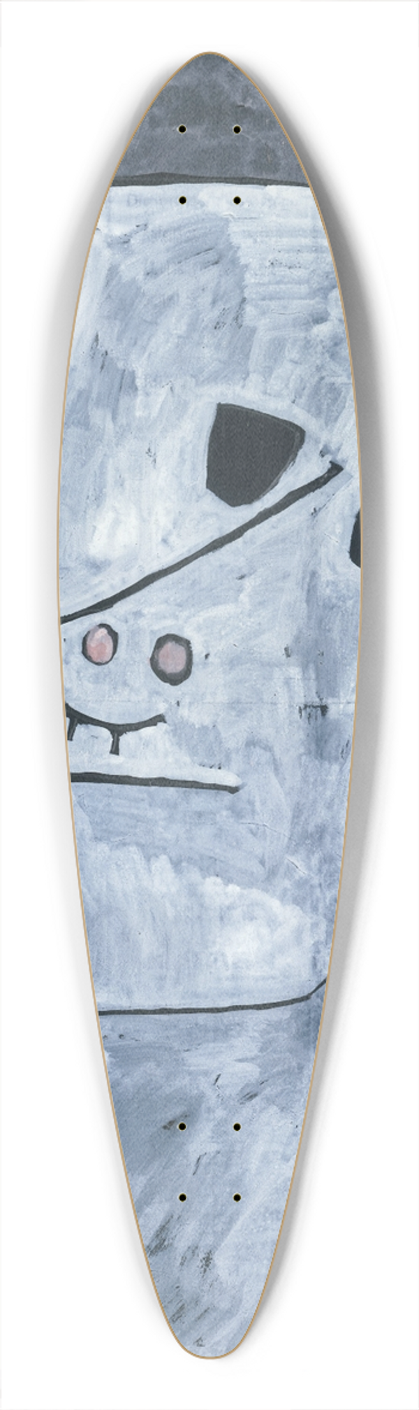 Paul Klee - Angel Applicant 39.3 inch art pintail longboard deck