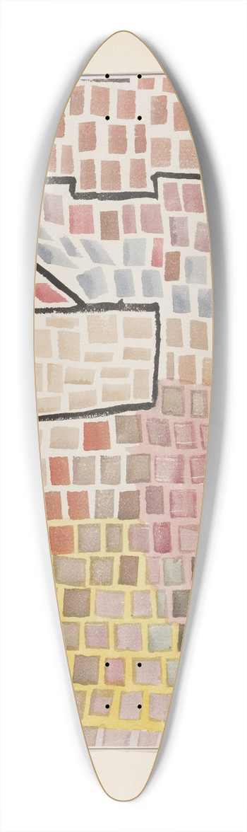 Paul Klee - Fertility Tended To 39.3 inch art pintail longboard deck