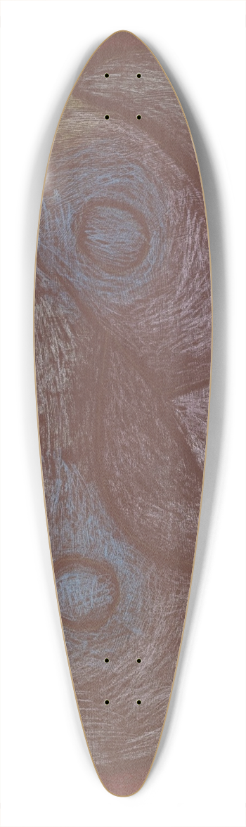 Paul Klee - Geschpf aus der Moor Gegend D (Creature of the Moorland D) 39.3 inch art pintail longboard deck