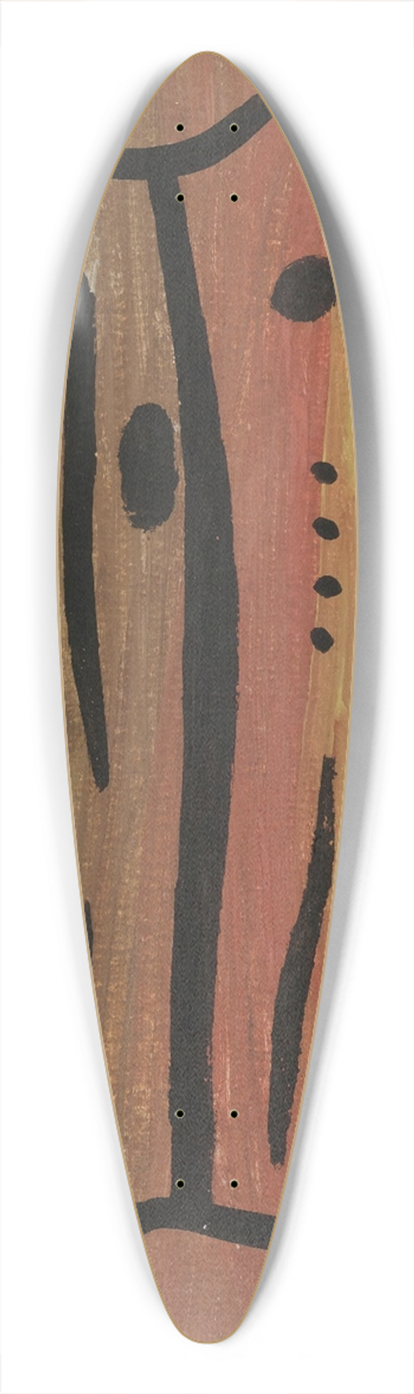 Paul Klee - Instruments 39.3 inch art pintail longboard deck