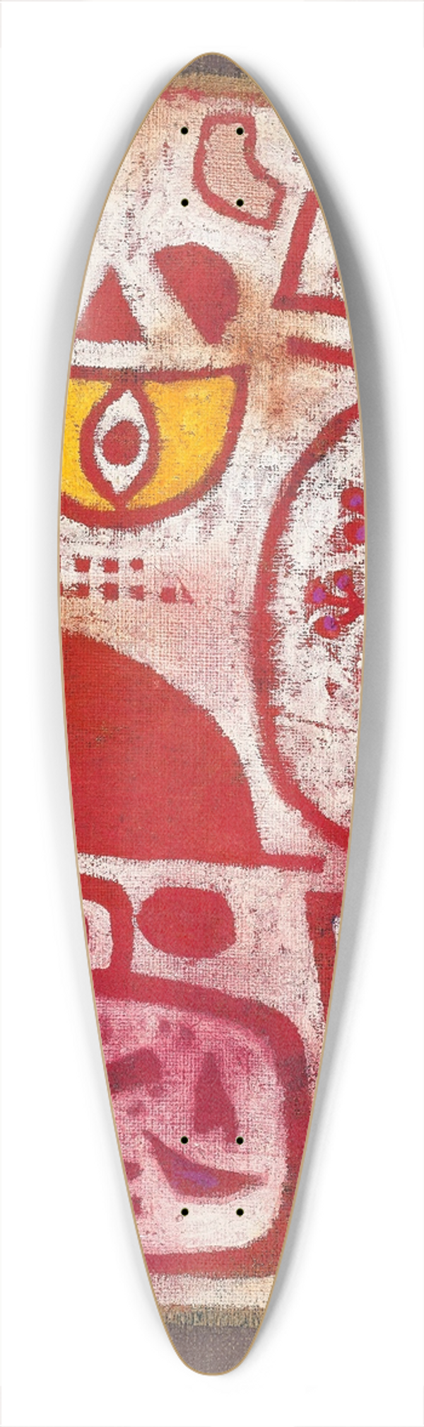 Paul Klee - Rausch 39.3 inch art pintail longboard deck