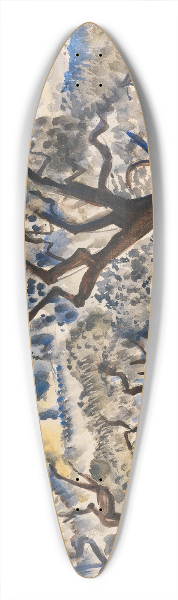 Paul Kleinschmidt - Sdfranzsische Landschaft mit Bumen 39.3 inch art pintail longboard deck