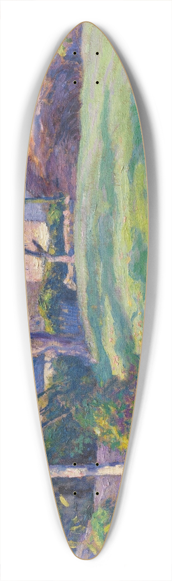 Paul Madeline - Im Garten 39.3 inch art pintail longboard deck