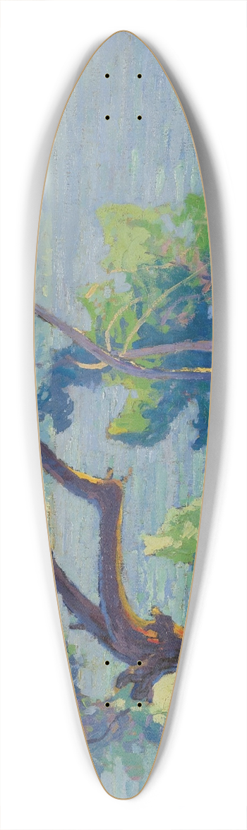 Paul Madeline - Les Roches Rouges 39.3 inch art pintail longboard deck