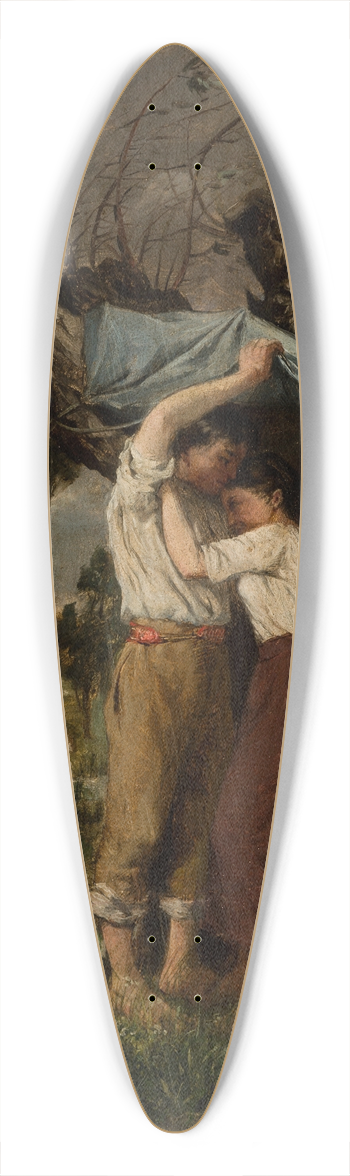 Paul Merwart - Refuge before a Storm 39.3 inch art pintail longboard deck