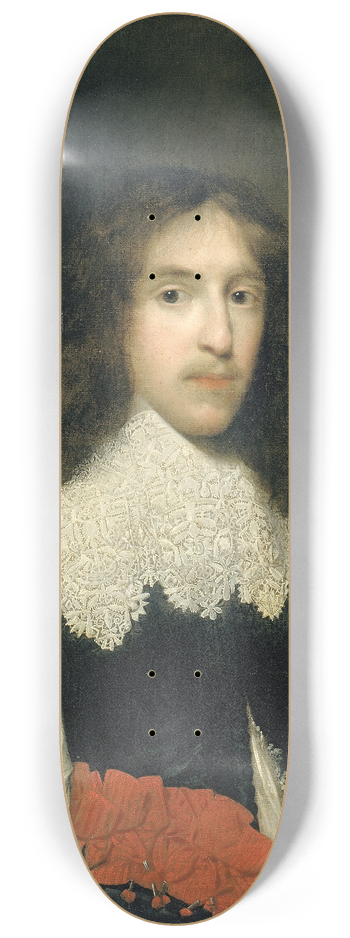 Cornelis Jonson van Ceulen - Portrait of a Gentleman 8.25 inch art skate deck