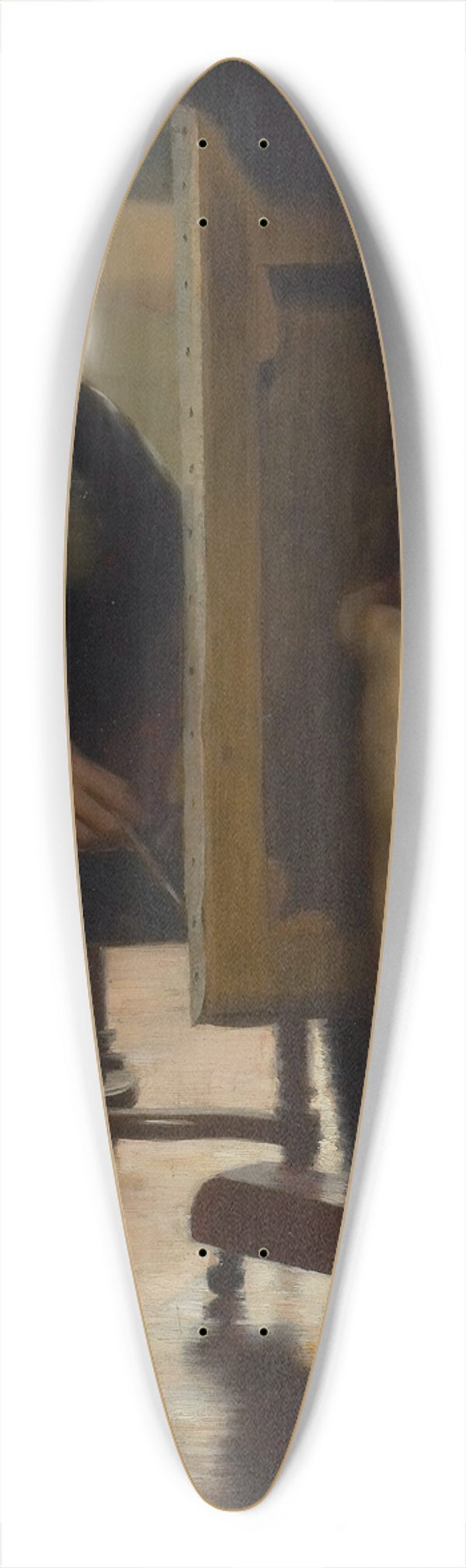 Paul Peel - The Tired Model 39.3 inch art pintail longboard deck