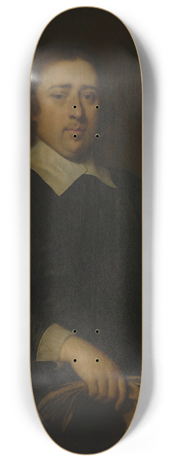 Cornelis Jonson van Ceulen - Portrait of a Man 8.25 inch art skate deck