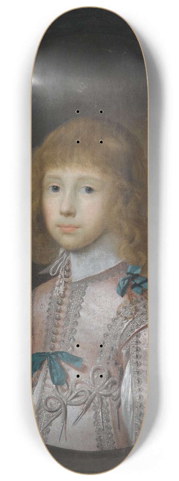 Cornelis Jonson van Ceulen - Portrait of Robert, Lord Bruce, Later 2nd Earl of Elgin And 1st Earl of Ailesbury (1626-1685) 8.25 inch art skate deck