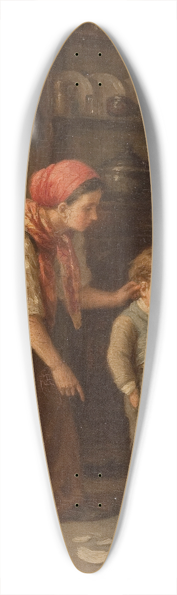 Paul Seignac - The Broken Dish 39.3 inch art pintail longboard deck