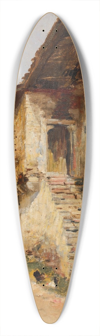 Paul Unbereit - Motiv aus Spitz an der Donau 39.3 inch art pintail longboard deck