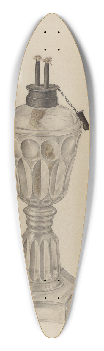 Paul Ward - Camphene Lamp 39.3 inch art pintail longboard deck