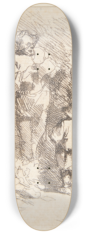 Cornelis Pietersz. Bega - En sanger 8.25 inch art skate deck