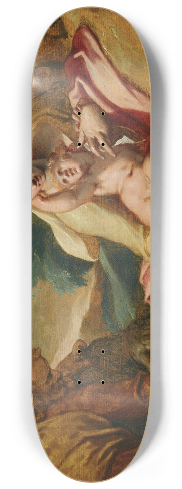 Abraham Bloemaert - The Rest On The Flight Into Egypt 8.25 inch art skate deck