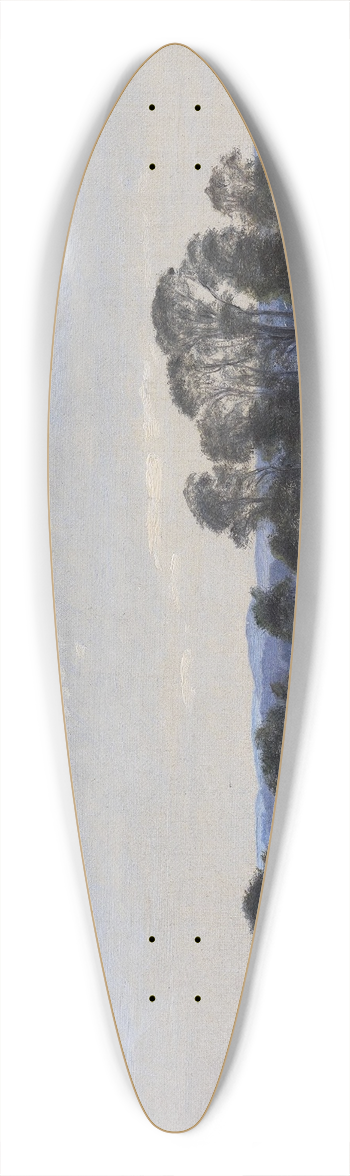 P. C. Skovgaard - Engene ved Dortheaslyst 39.3 inch art pintail longboard deck
