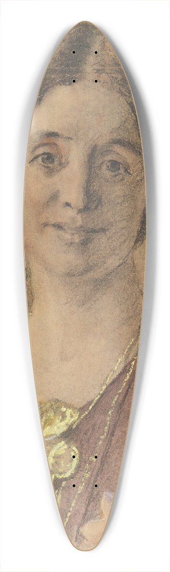 Peder Severin Kryer - Portrait of a Woman (probably Anna Vilhelmine Johanne Dorthea Halberg, married Bjrner, later Larsen) 39.3 inch art pintail longboard deck