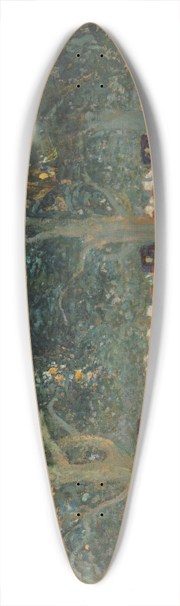 Pedro Figari - Pericn 39.3 inch art pintail longboard deck