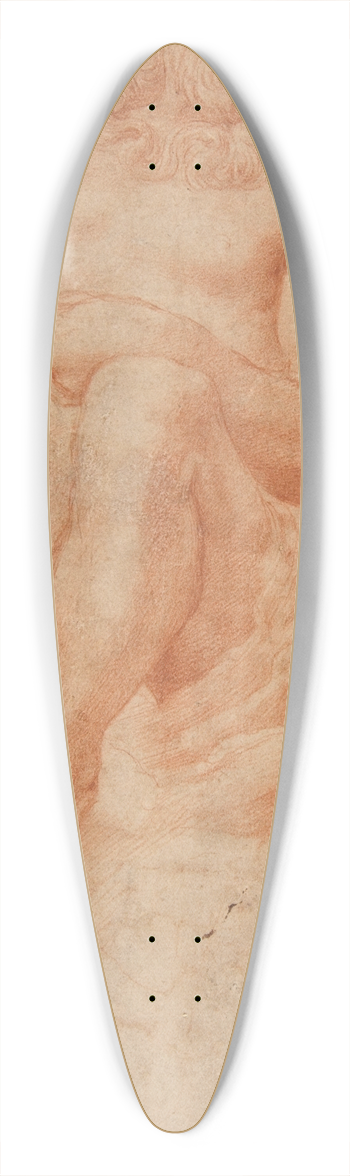 Pellegrino Tibaldi - Study for the Figure of Aeolus 39.3 inch art pintail longboard deck