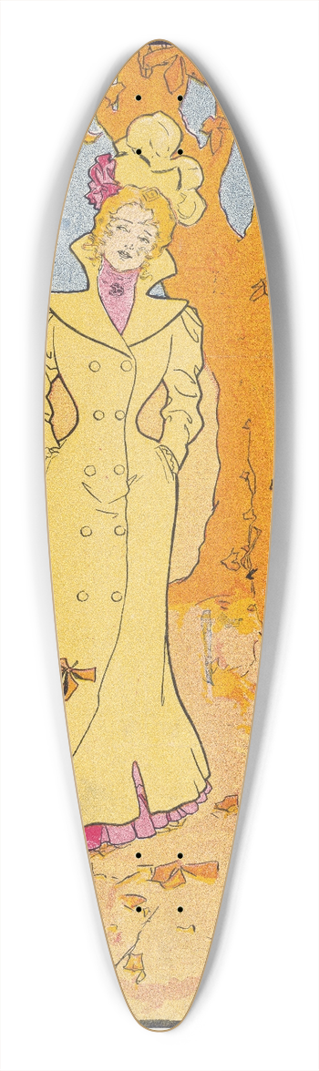 Penrhyn Stanlaws - Autumn 39.3 inch art pintail longboard deck