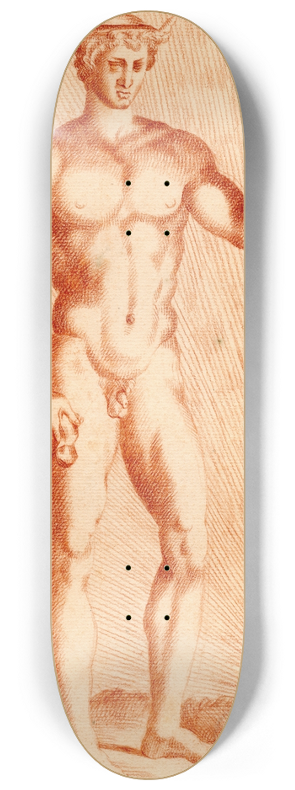 Cornelis Pronk - Beeld van Mercurius 8.25 inch art skate deck