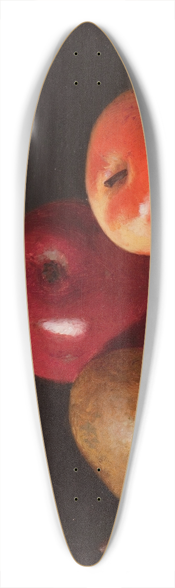 Peter Baumgras - Still Life with Fruit 39.3 inch art pintail longboard deck