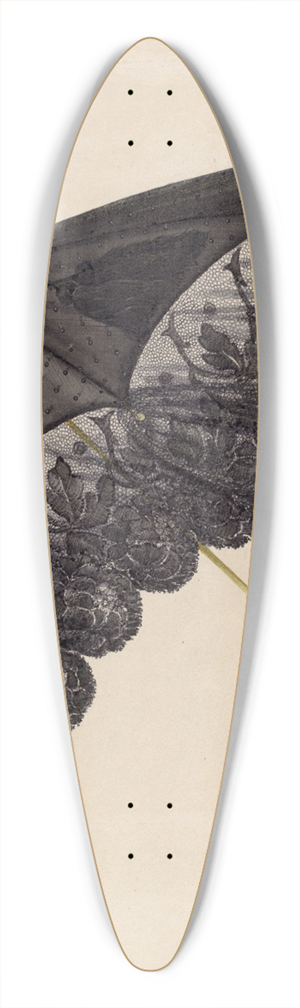 Peter Connin - Parasol 39.3 inch art pintail longboard deck