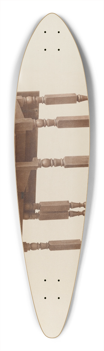 Peter C. Ustinoff - Gateleg Table 39.3 inch art pintail longboard deck