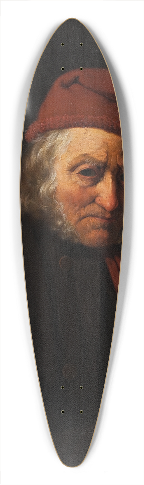 Peter Julius Larsen - Portrait Of An Old Sailor 39.3 inch art pintail longboard deck