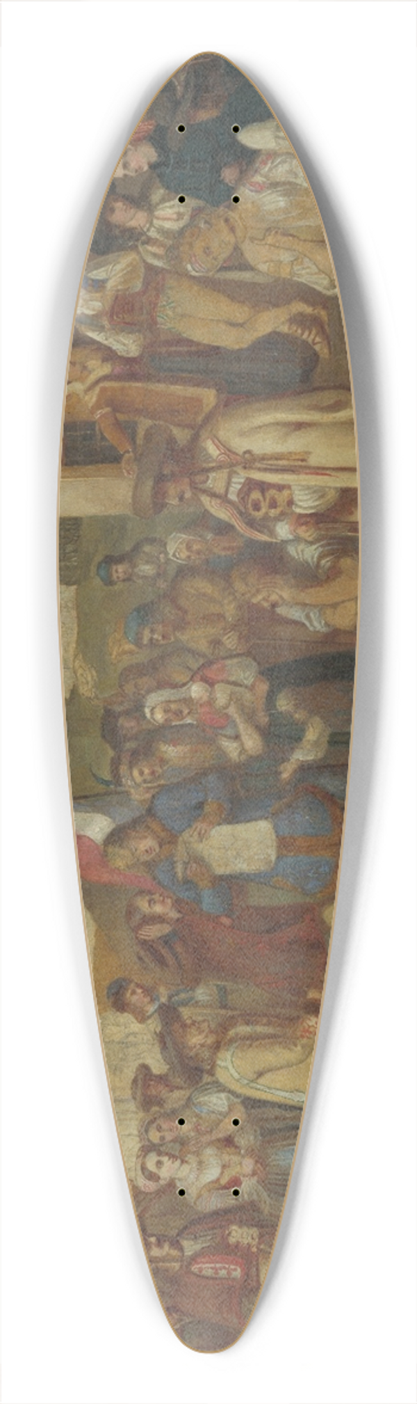 Peter Michal Boh - of Slovak People from Spring 1848 39.3 inch art pintail longboard deck