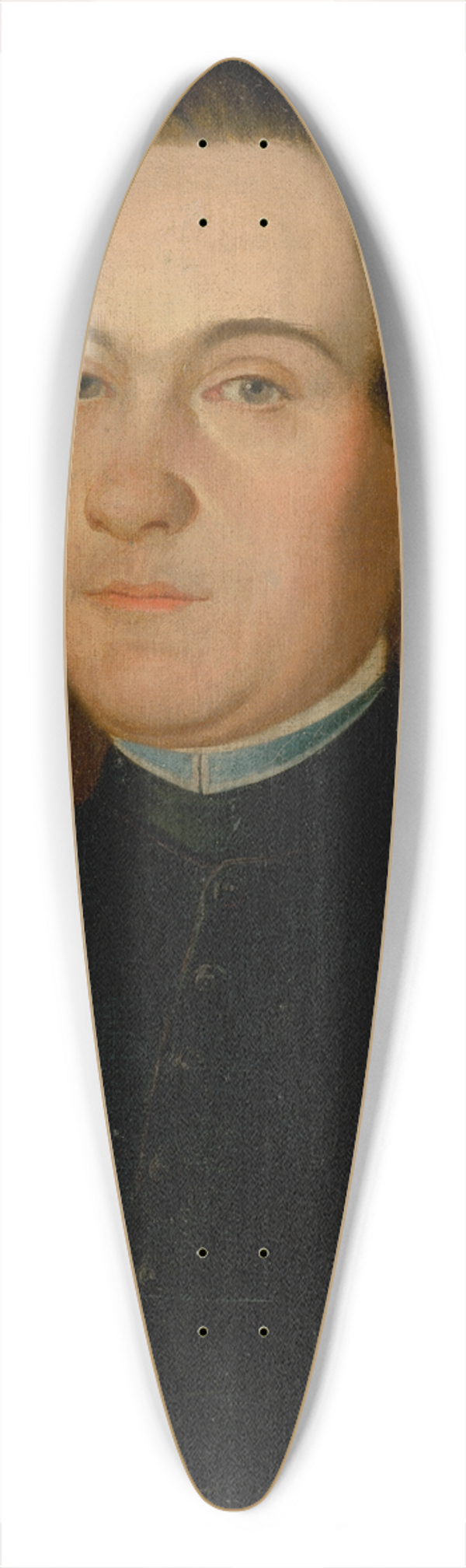 Peter Michal Boh - Portrait of Hammerschmidt 39.3 inch art pintail longboard deck