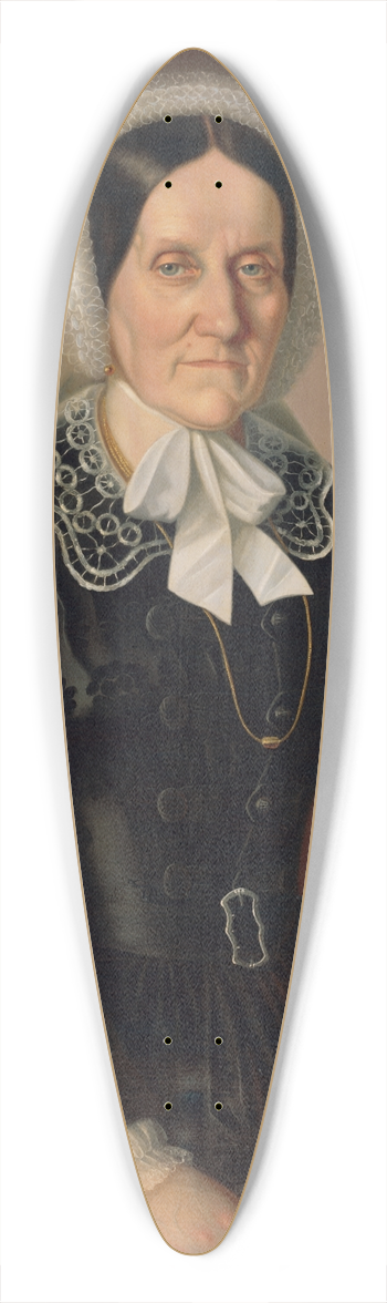 Peter Michal Boh - Portrait of Mrs. Kornlia Schulzov 39.3 inch art pintail longboard deck