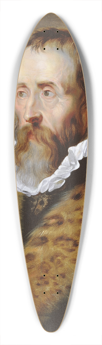 Peter Paul Rubens - Portret van Justus Lipsius 39.3 inch art pintail longboard deck