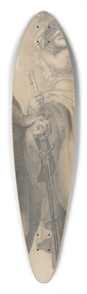 Peter Paul Rubens - Saints Peter and Paul 39.3 inch art pintail longboard deck