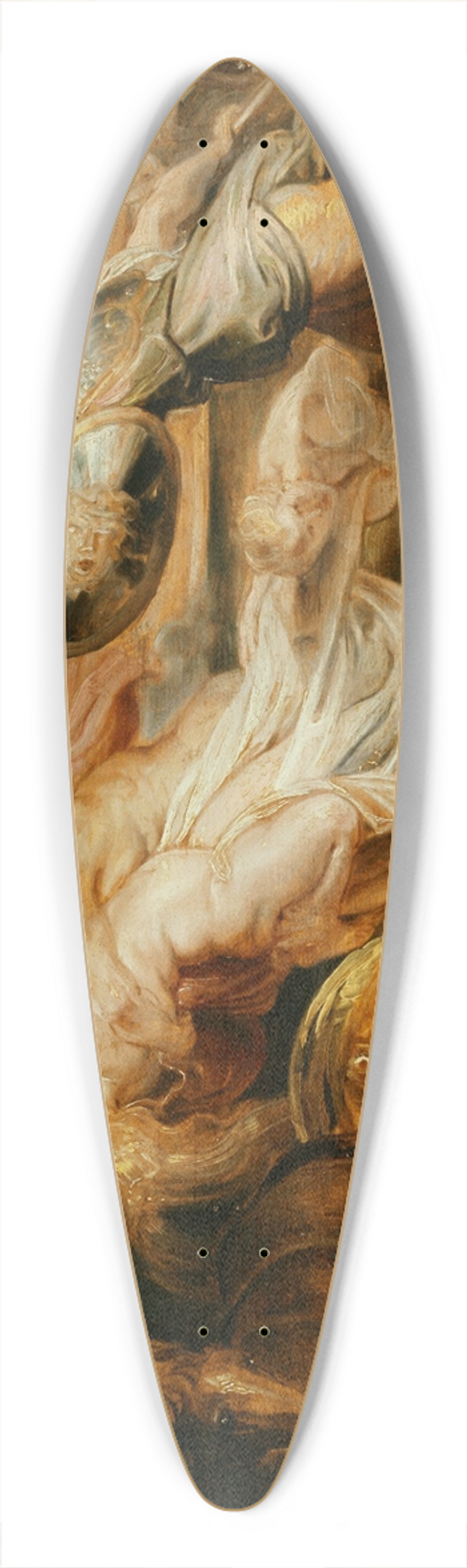 Peter Paul Rubens - The Abduction of Proserpina 39.3 inch art pintail longboard deck
