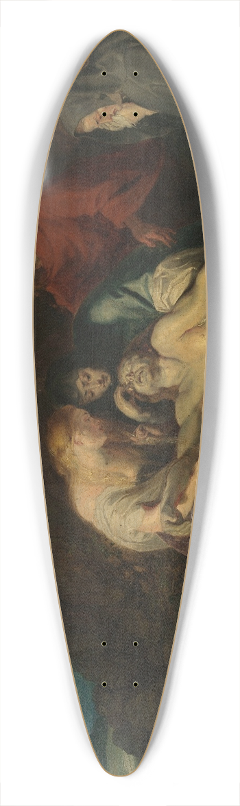 Peter Paul Rubens - The Lamentation over the Dead Christ 39.3 inch art pintail longboard deck