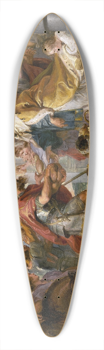 Peter Paul Rubens - The Meeting of Abraham and Melchizedek 39.3 inch art pintail longboard deck