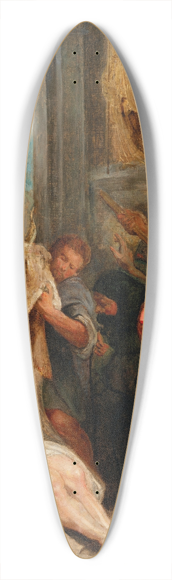 Peter Paul Rubens - The Torture of Saint Chrysanthus 39.3 inch art pintail longboard deck
