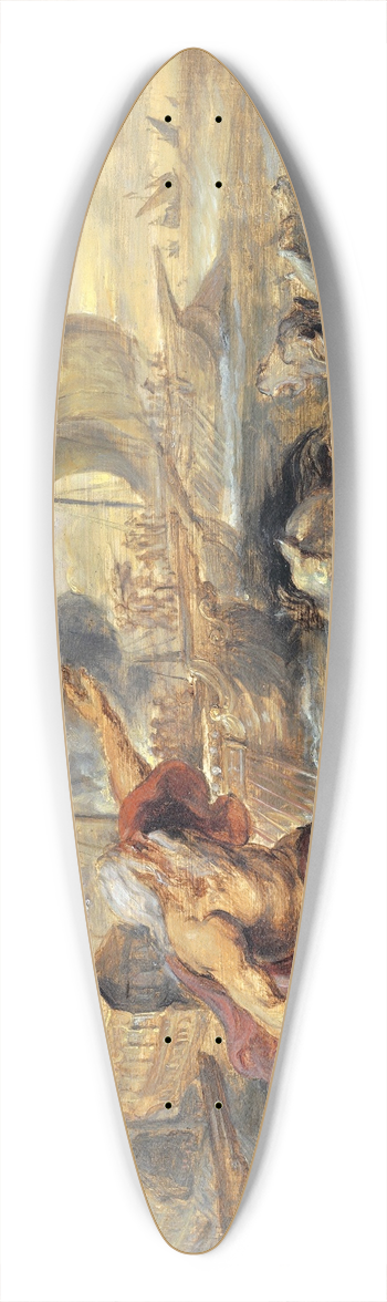 Peter Paul Rubens - The Voyage Of The Cardinal Infante Ferdinand Of Spain From Barcelona To Genoa In April 1633 39.3 inch art pintail longboard deck