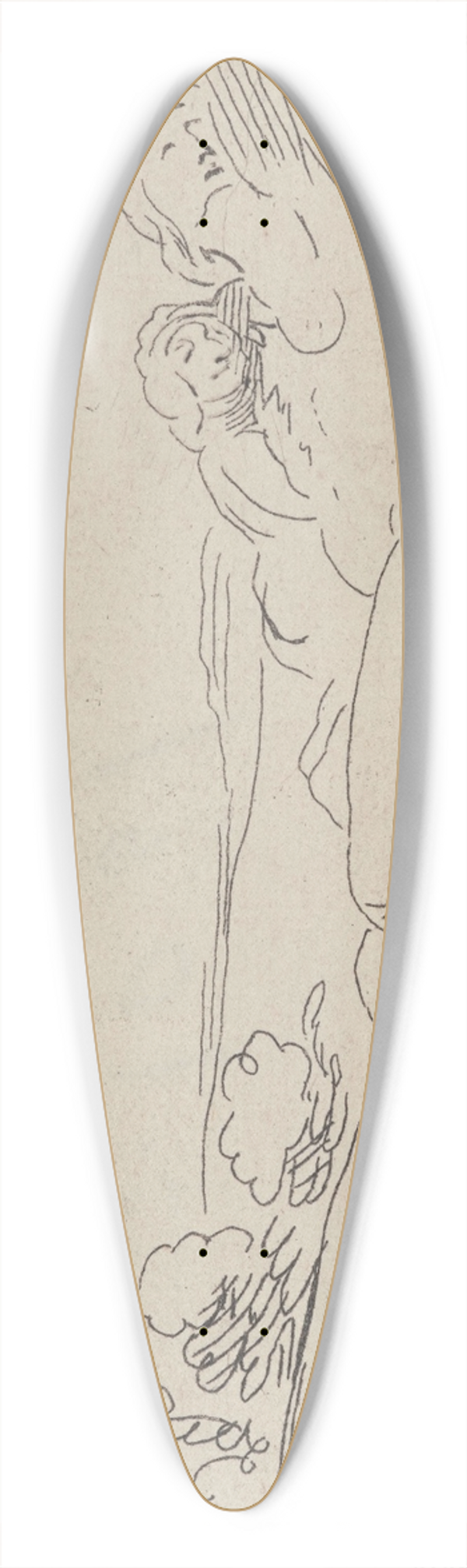 Peter Paul Rubens - Venus and Cupid 39.3 inch art pintail longboard deck