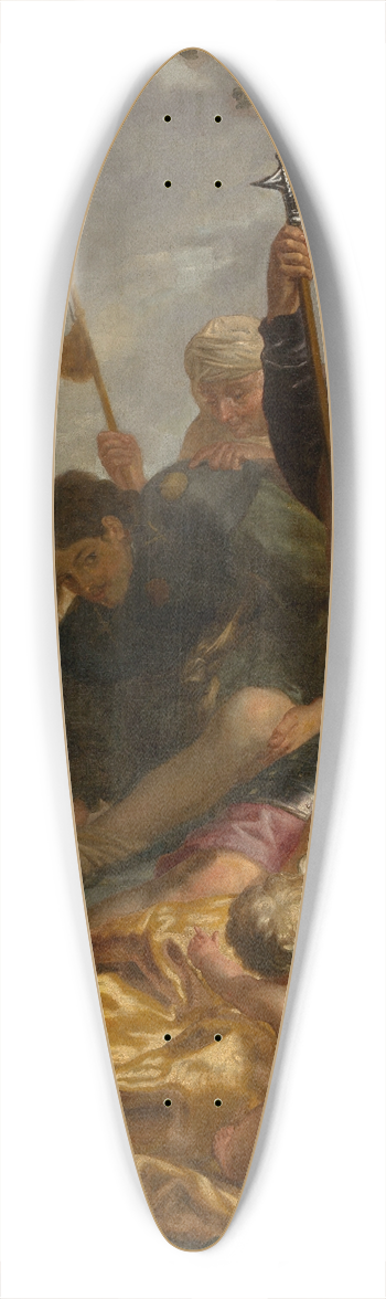 Peter van Lint - At the Watering Place 39.3 inch art pintail longboard deck