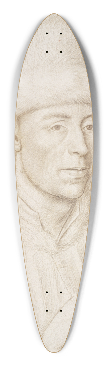 Petrus Christus - The Falconer 39.3 inch art pintail longboard deck