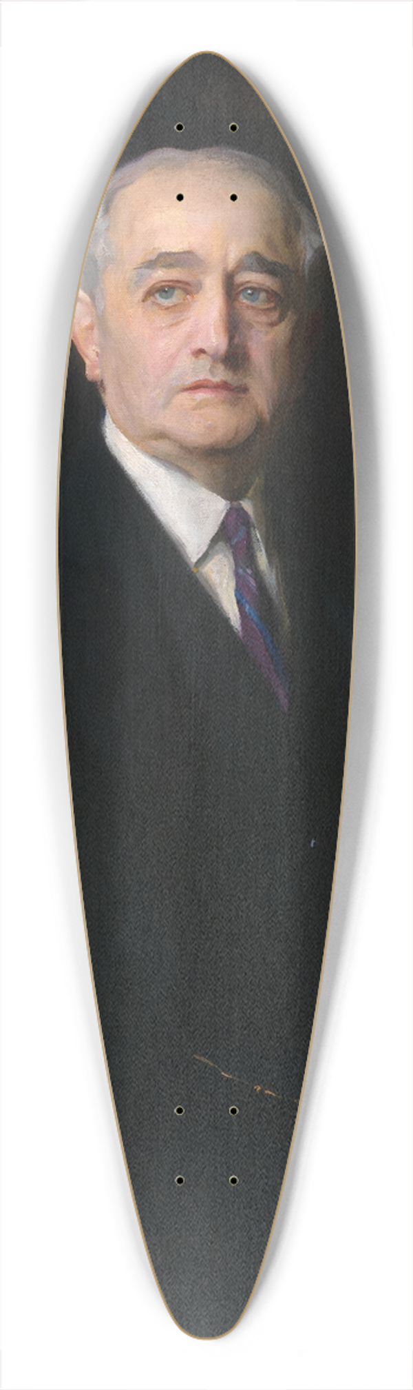 Philip Alexius de Lszl - Adolph Simon Ochs 39.3 inch art pintail longboard deck