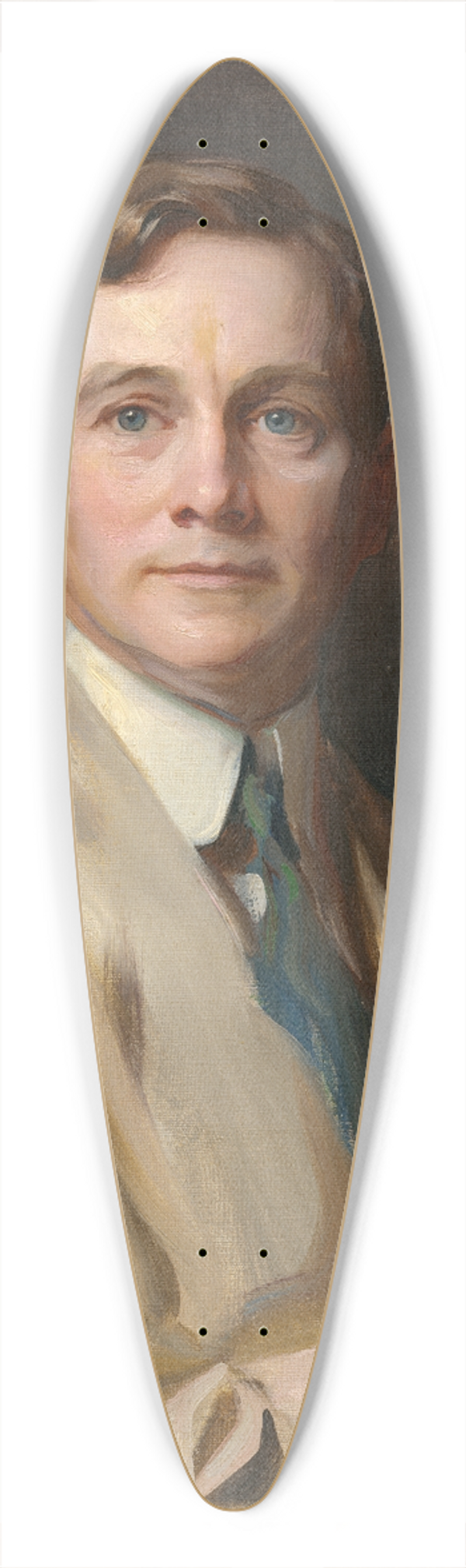 Philip Alexius de Lszl - Francis Patrick Garvan 39.3 inch art pintail longboard deck