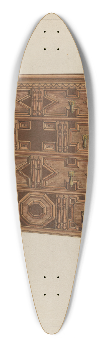 Philip Johnson - Chest of Drawers 39.3 inch art pintail longboard deck