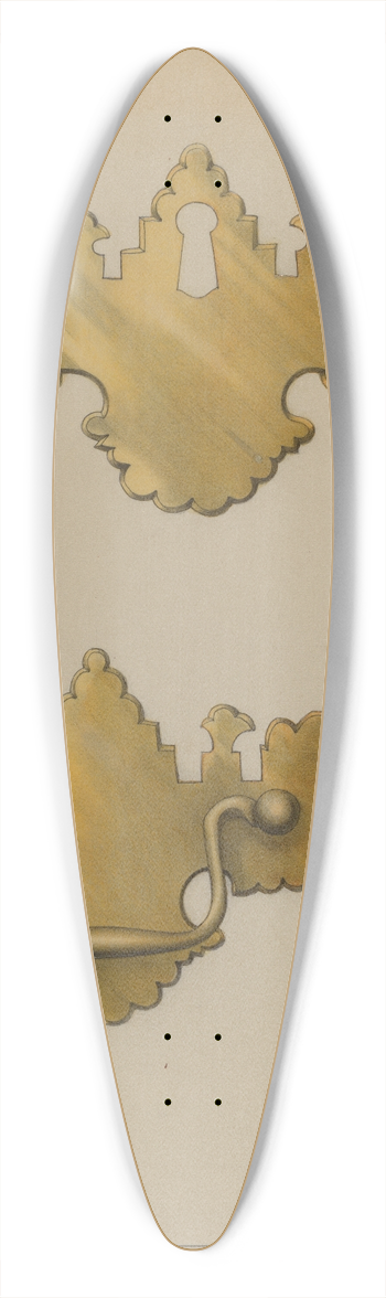 Philip Johnson - Drawer Pull 39.3 inch art pintail longboard deck