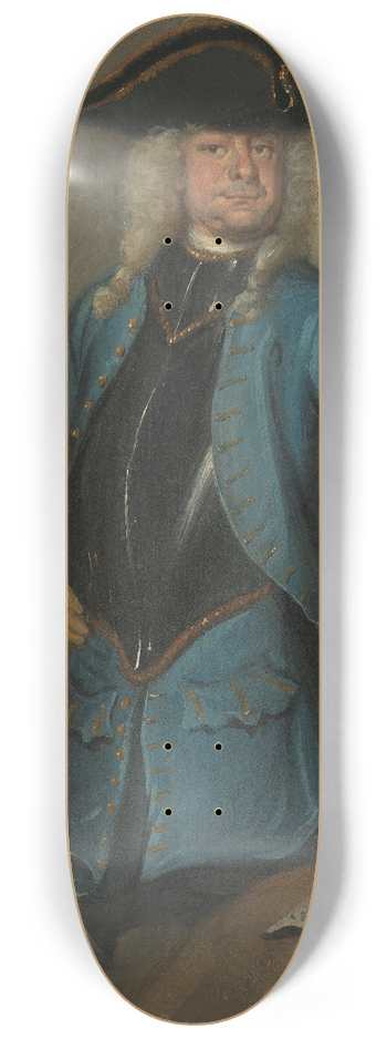 Cornelis Troost - Gerrit Sichterman (1688-1730). Quartermaster-General of the Cavalry, Colonel of the Oranje-Groningen Infantry Regiment, Commandant of Grave 8.25 inch art skate deck