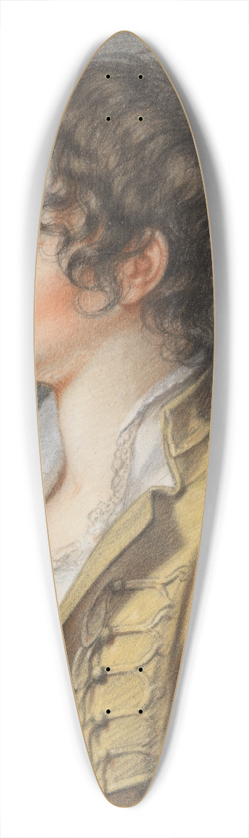 Philipp Jakob Becker - Bildnis einer jungen Frau, Grtelstck nach links 39.3 inch art pintail longboard deck